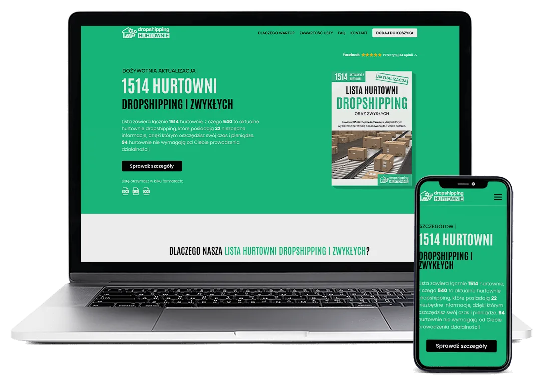 dropshippinghurtownie.pl – Lista hurtowni dropshipping
